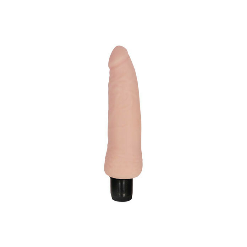 Dildo vibrador Real Feel 19 cm con textura realista y vibración potente