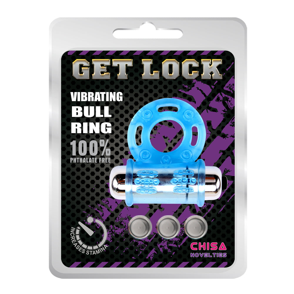 Anillo vibrador BullBlue Getlock