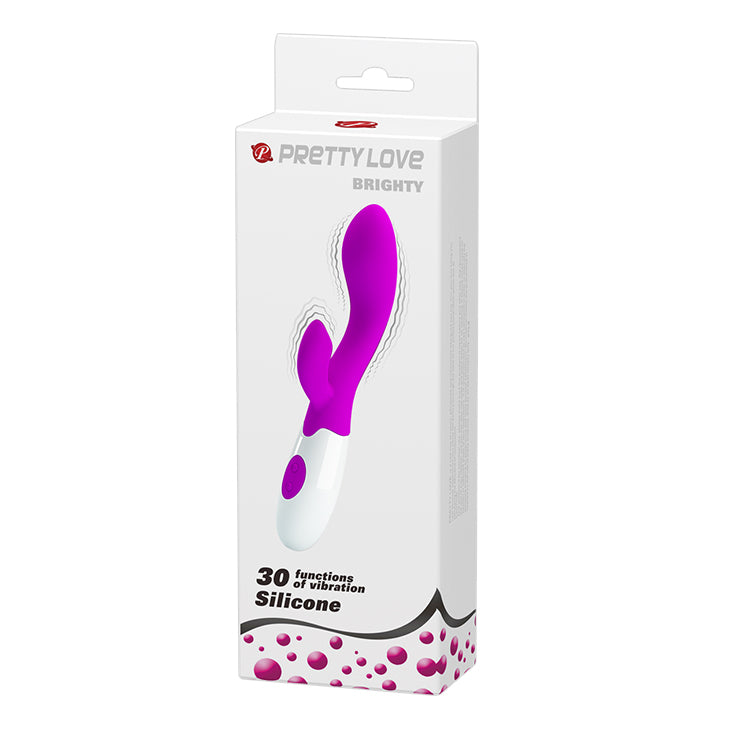 Caja de Vibrador con Estimulador de Clítoris Brighty