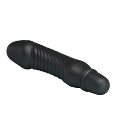 Mini Vibrador Super Power de 10 Velocidades negro de costado