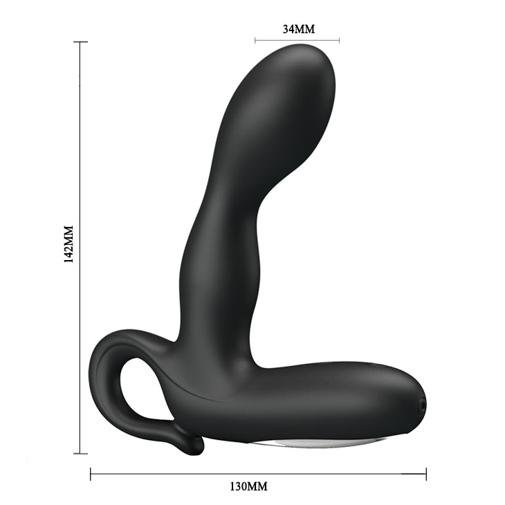 Estimulador Anal y Próstata Recargable Barrack dimensiones