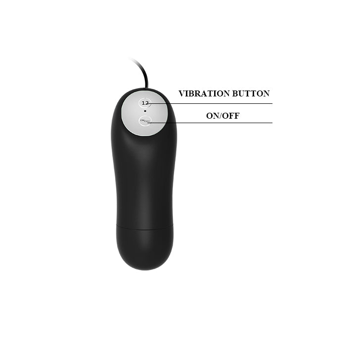Plug Anal Vibrador control