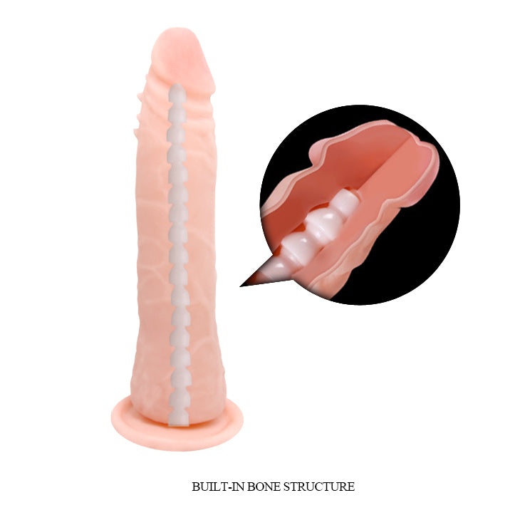 Dildo Fit You con Base de Succión 20 cm vista de corte interno