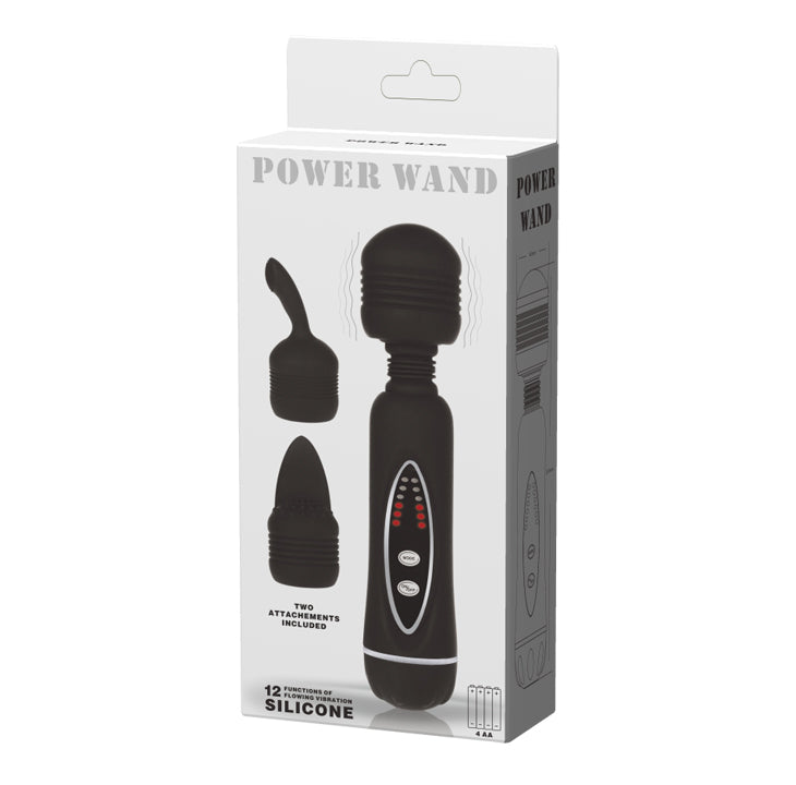 Masajeador Power Wand con intercambio de cabezales