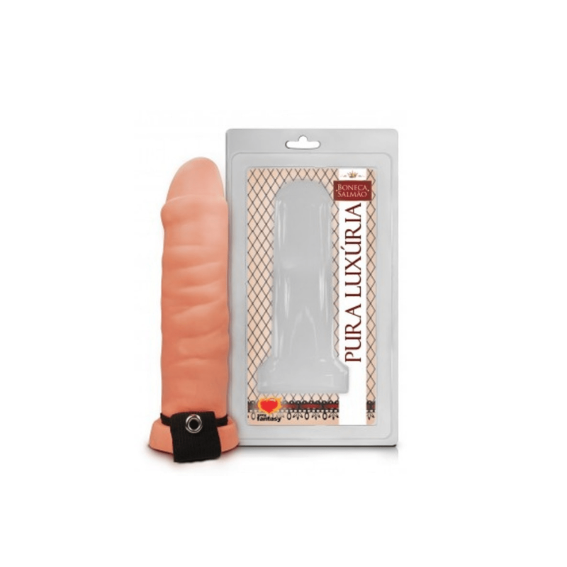Arnés con consolador hueco
