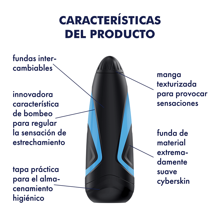 Masturbador Satisfyer Men One características del producto