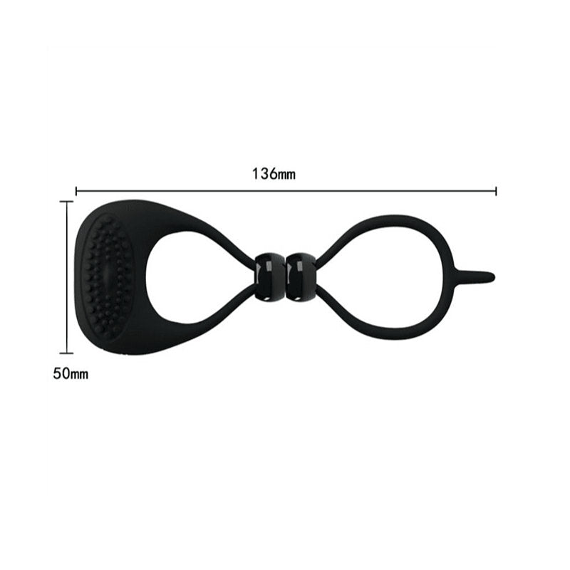Anillo Vibrador Doble Locker dimensiones