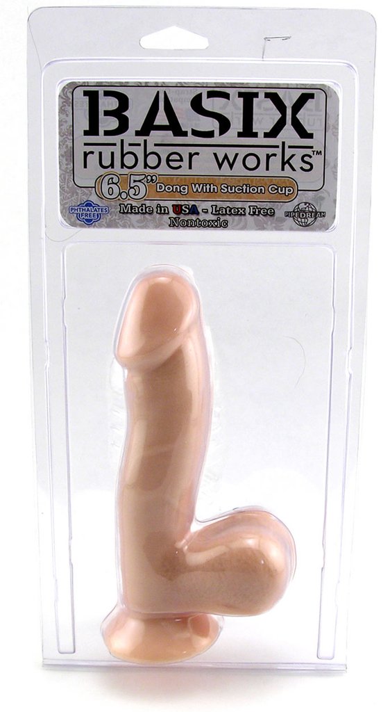 Dildo Consolador Basix con Ventosa 16,5 cm