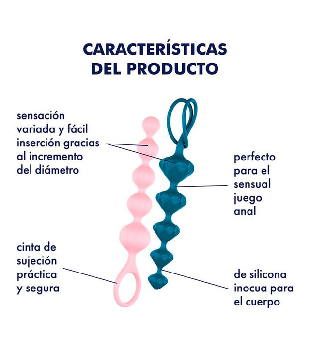 Bolitas anales Satisfyer Love Beads silicona