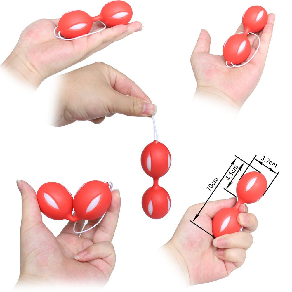 Bolas Kegel de silicona color naranja
