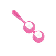 Bolas Kegel de silicona con esferas removibles rosada