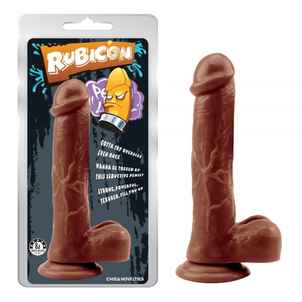 Dildo  Devil Inside Penis Brown 23 cm