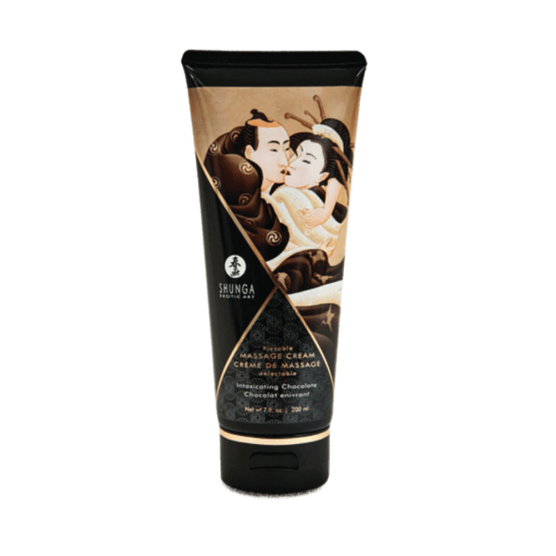 Crema de masaje comestible sabor a chocolate