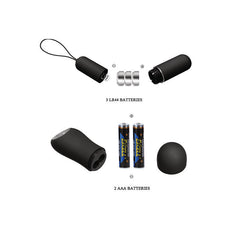 Colaless con bala vibradora y control remoto de 20 funciones