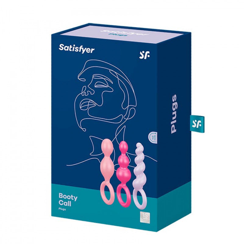 Set de 3 plugs anales Satisfyer de colores