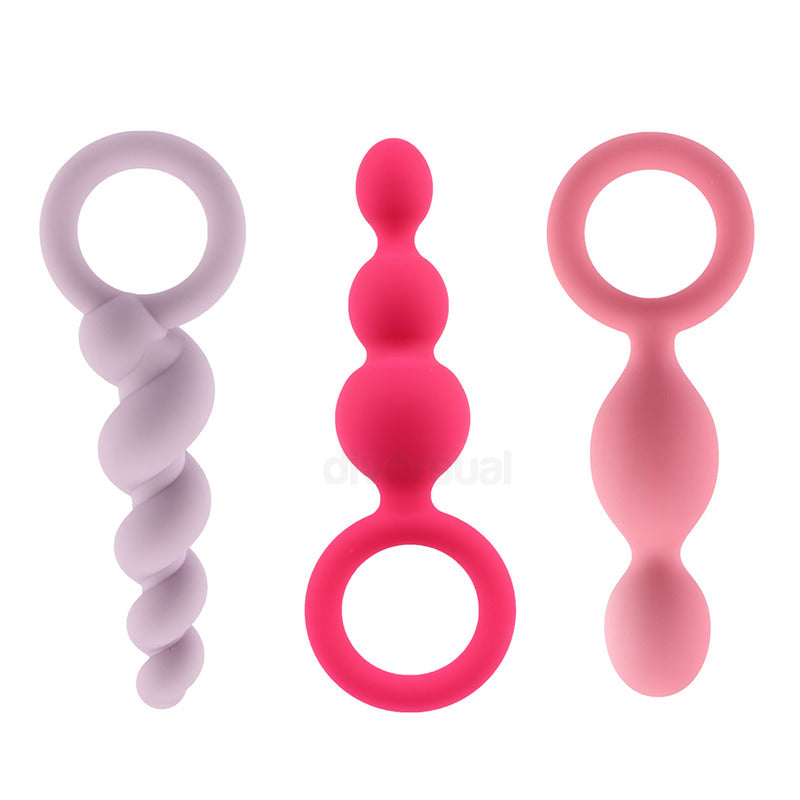 kit de 3 plugs anales