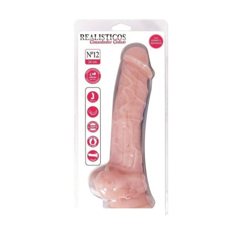 Dildo Consolador Coloso Realístico N°12
