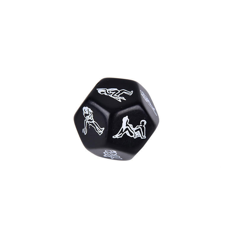 dado negro 12 caras