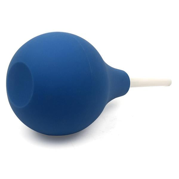 Enema Deluxe para Limpieza Anal Lovetoy Azul vista lateral inferior