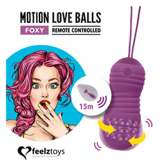 Bolita Vibradora Foxy con control remoto