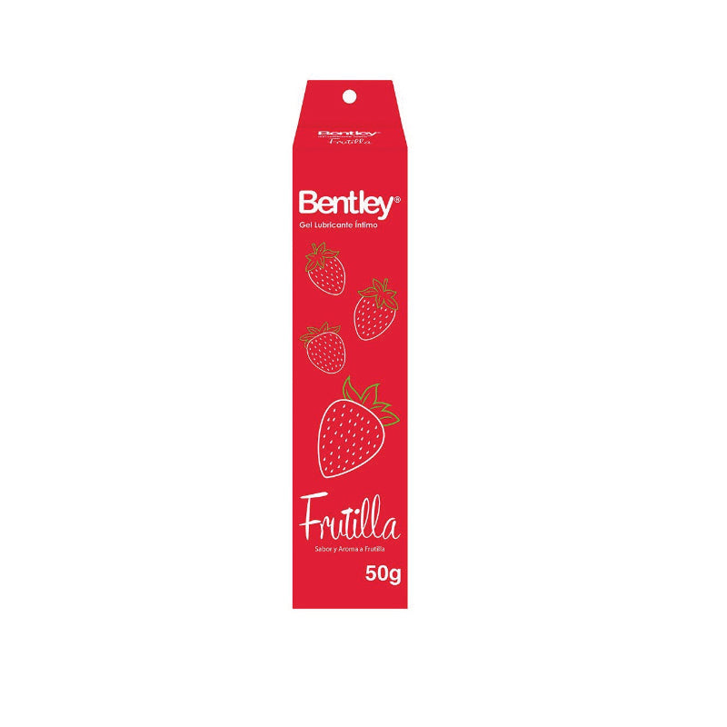 Lubricante íntimo Bentley sabor a frutilla de 50 g