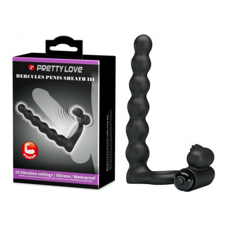 Super Anillo Vibrador Hércules Penis Sheath III