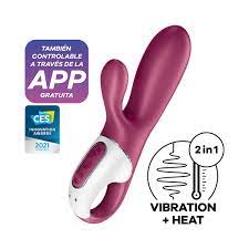 Satisfyer Hot Bunny vibrador con app y doble estimulación para clítoris y Punto G