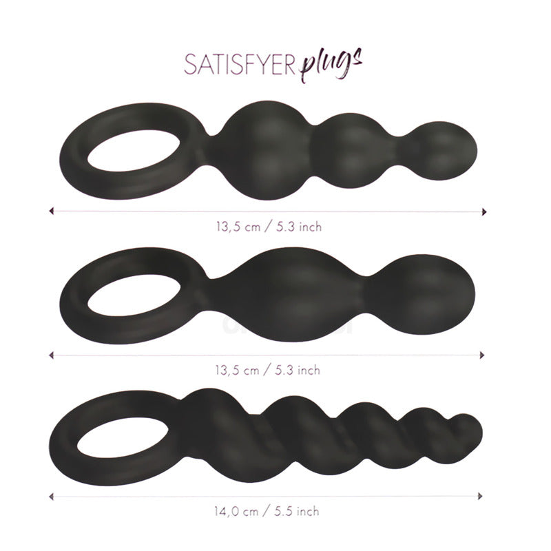 Set de 3 plugs anales Satisfyer