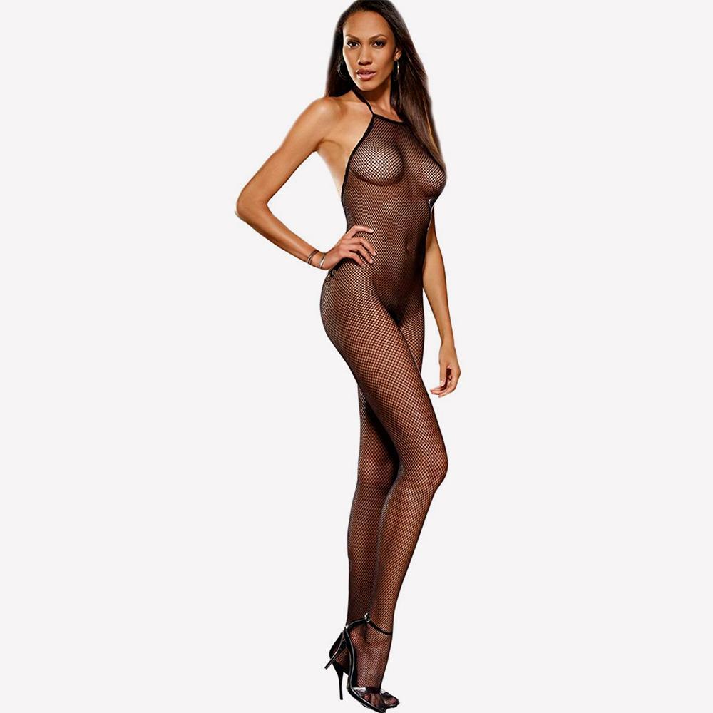 Malla negra elegante sin manga elegante S/M