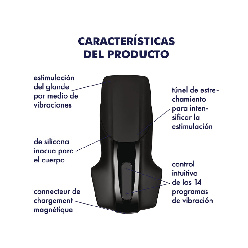 Masturbador Masculino con Vibración características del producto