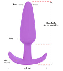 Plug anal de tamaño mini color morado