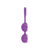 Bolas Kegel de silicona con esferas removibles morada