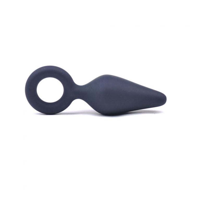 Plug anal chico con aro de agarre