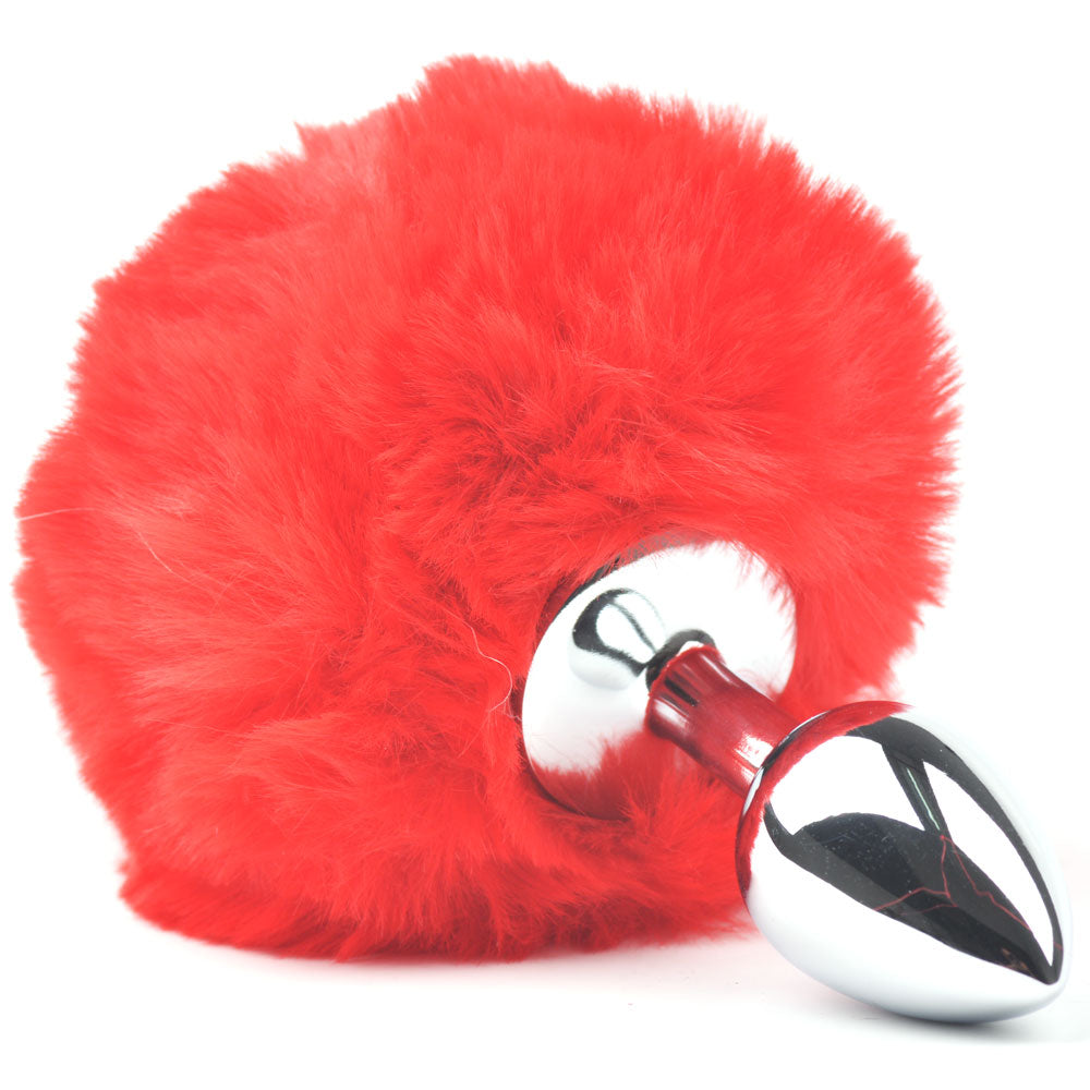 Dilatador Anal Metálico Pequeño Con Pompón variados colores