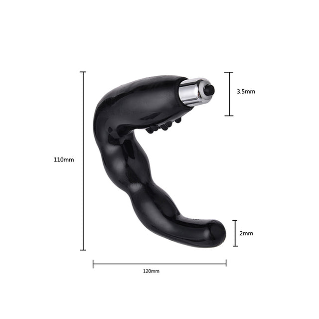 Estimulador Anal y Próstata Recargable dimensiones
