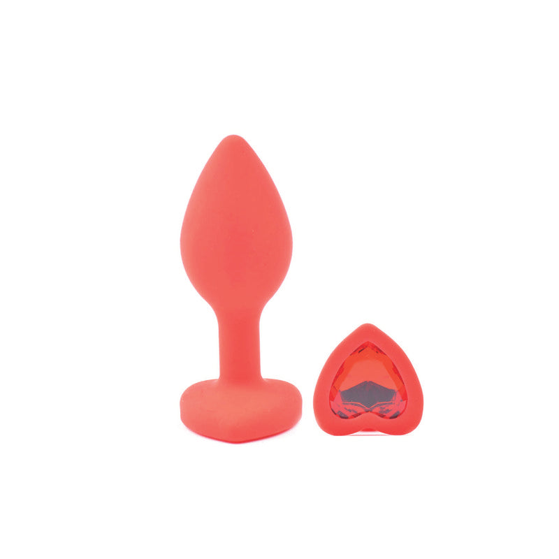 Dilatador Joya mini de silicona rojo