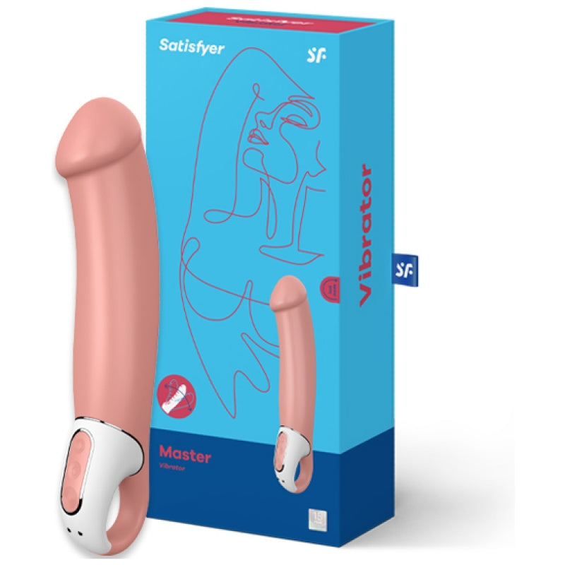 Vibrador XL Master de Satisfyer con tamaño extra y vibraciones potentes