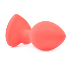 Dilatador Joya mini de silicona rojo acostado