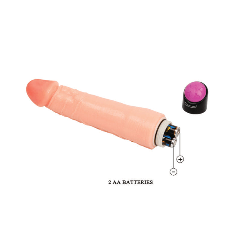 Vibrador Summer Night 25 cm puerto de baterías expuesto
