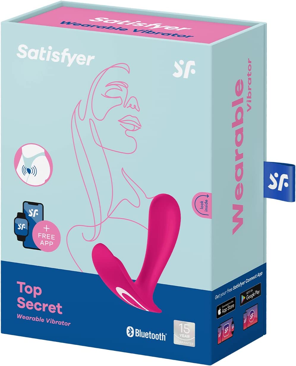 Vibrador Satisfyer Top Secret con App negro