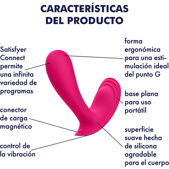 Vibrador Satisfyer Top Secret con App negro
