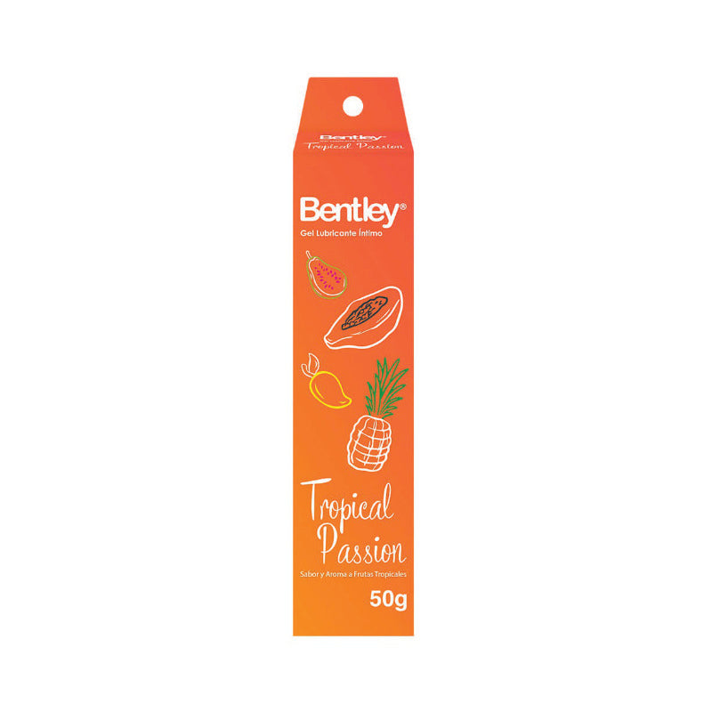 Lubricante íntimo Bentley sabor a Tropical passion de 50 g