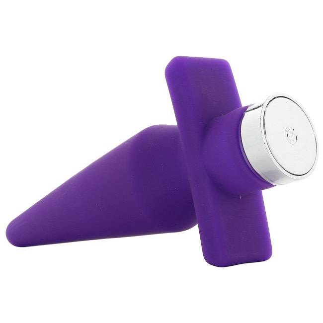 Vibrador Anal Río de Color Morado 10 Velocidades vista lateral